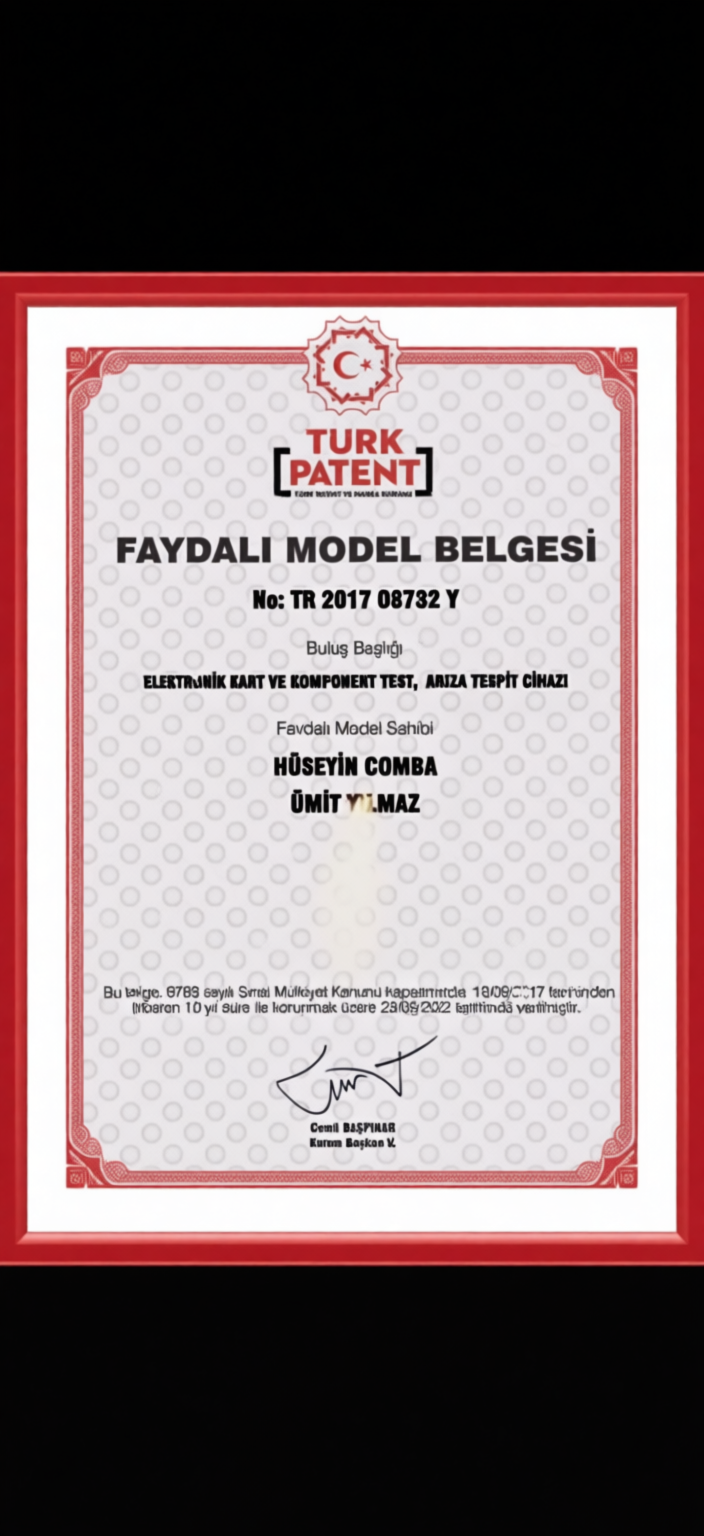 TÜRKPATENT Faydalı Model Belgesi